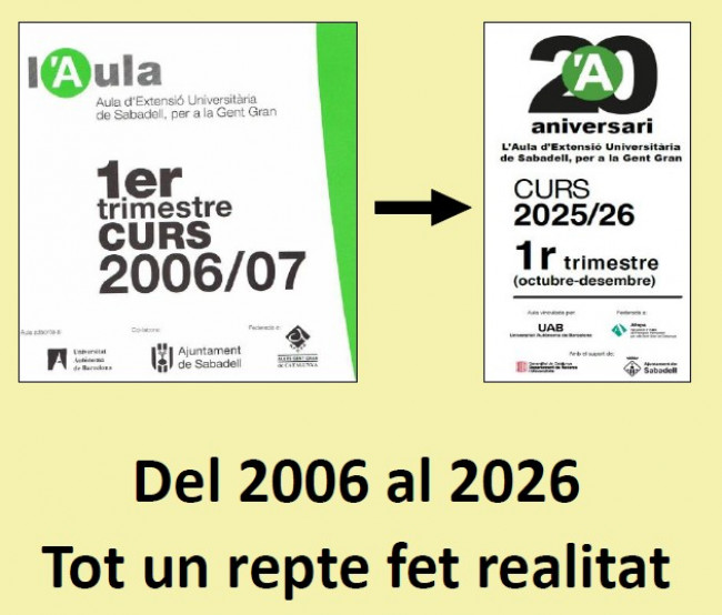 HOMENATGE ALS SOCIS FUNDADORS DE L'AULA